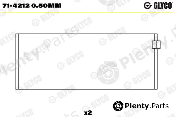 Glyco 71-42120.50mm — Connecting Rod Bearing