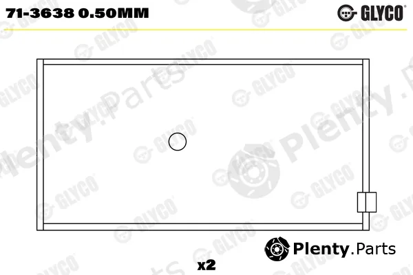 Glyco 71-36380.50mm — Connecting Rod Bearing