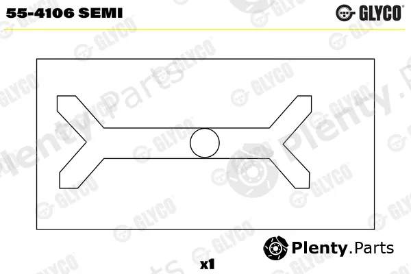 Glyco 55-4106SEMI — Small End Bushes, connecting rod
