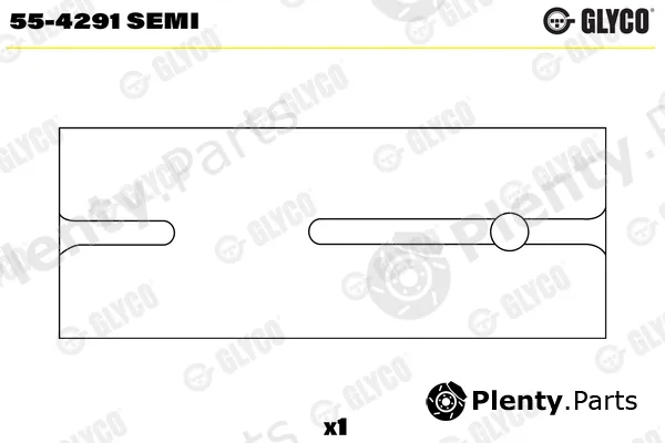 Glyco 55-4291SEMI — Small End Bushes, connecting rod