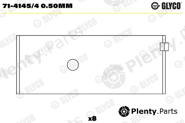 Glyco 71-4145/40.50mm — Connecting Rod Bearing