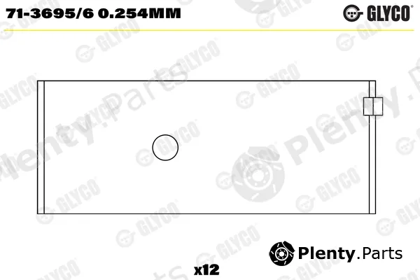Glyco 71-3695/60.254mm — Connecting Rod Bearing