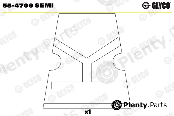 Glyco 55-4706SEMI — Small End Bushes, connecting rod