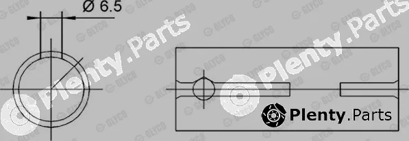Glyco 55-3567SEMI — Small End Bushes, connecting rod