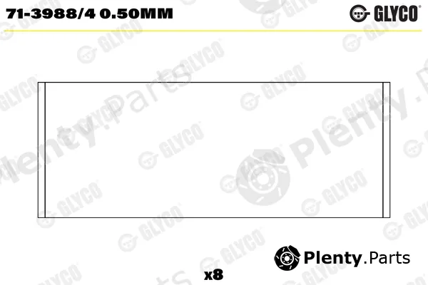 Glyco 71-3988/40.50mm — Connecting Rod Bearing