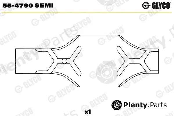 Glyco 55-4790SEMI — Small End Bushes, connecting rod