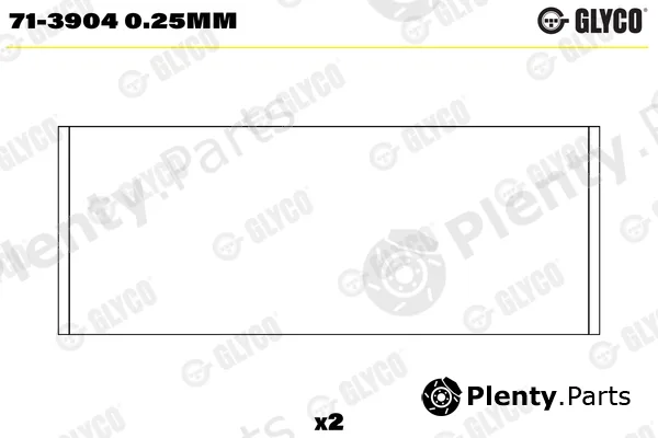 Glyco 71-39040.25mm — Connecting Rod Bearing