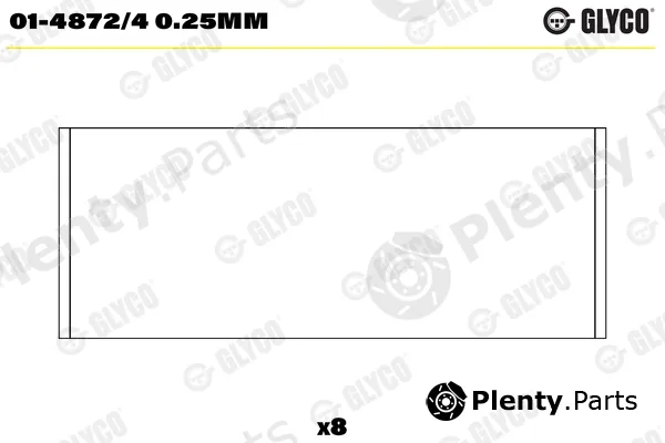 Glyco 01-4872/40.25MM — Connecting Rod Bearing