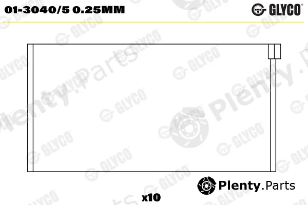Glyco 01-3040/50.25mm — Connecting Rod Bearing