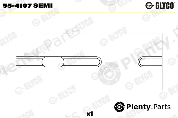Glyco 55-4107SEMI — Small End Bushes, connecting rod