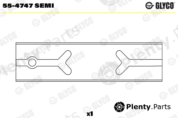 Glyco 55-4747SEMI — Small End Bushes, connecting rod