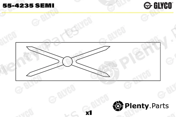 Glyco 55-4235SEMI — Small End Bushes, connecting rod