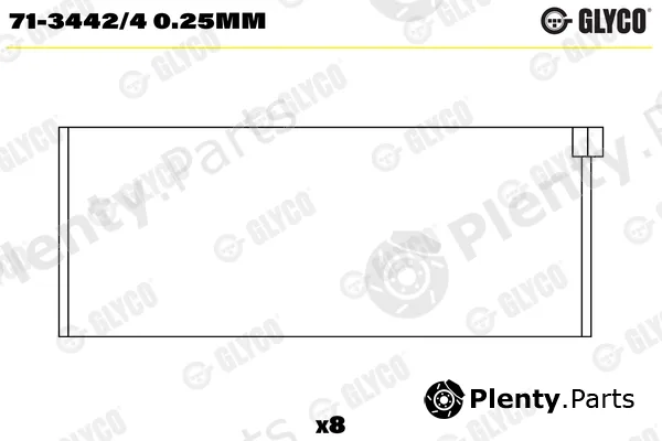 Glyco 71-3442/40.25mm — Connecting Rod Bearing