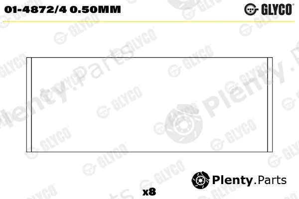 Glyco 01-4872/40.50MM — Connecting Rod Bearing
