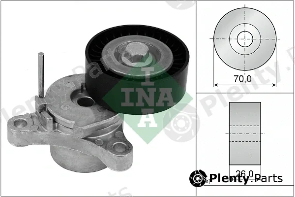INA 534066610 — Belt Tensioner, V-ribbed belt