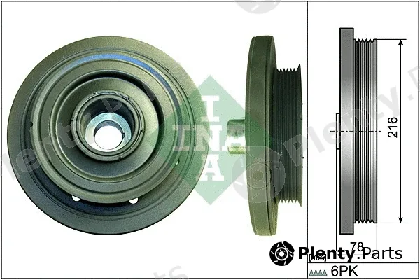 INA 544010310 — Belt Pulley, crankshaft