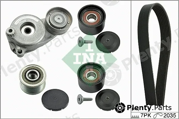 INA 529005021 — V-Ribbed Belt Set