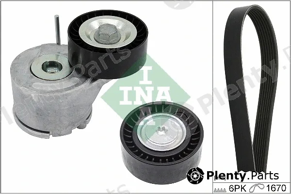 INA 529038010 — V-Ribbed Belt Set