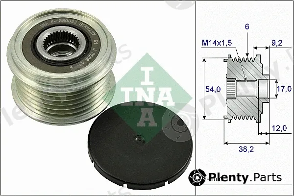 INA 535026310 — Alternator Freewheel Clutch