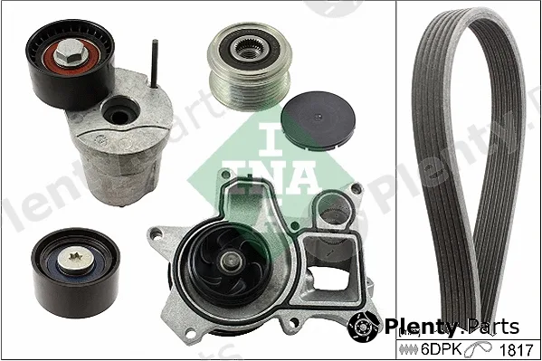 INA 529004830 — Water Pump + V-Ribbed Belt Kit