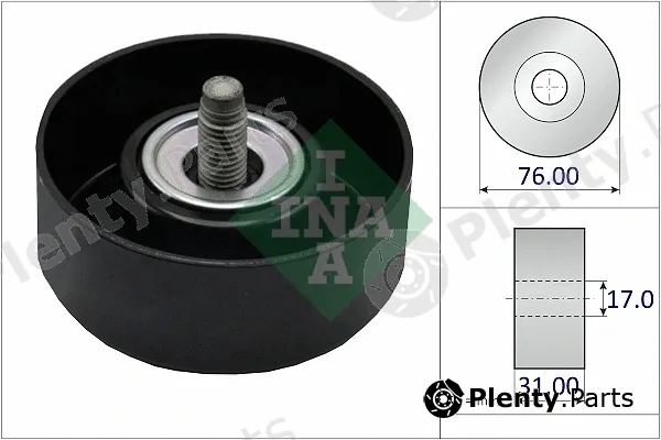INA 532074310 — Deflection/Guide Pulley, V-ribbed belt