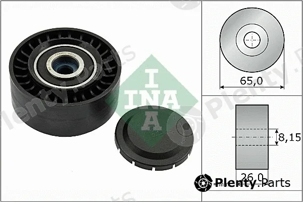INA 532056410 — Deflection/Guide Pulley, V-ribbed belt