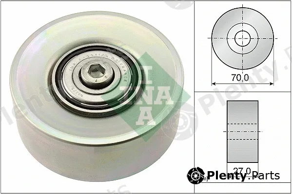 INA 532039810 — Deflection/Guide Pulley, V-ribbed belt