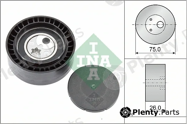 INA 531093010 — Tensioner Pulley, V-ribbed belt