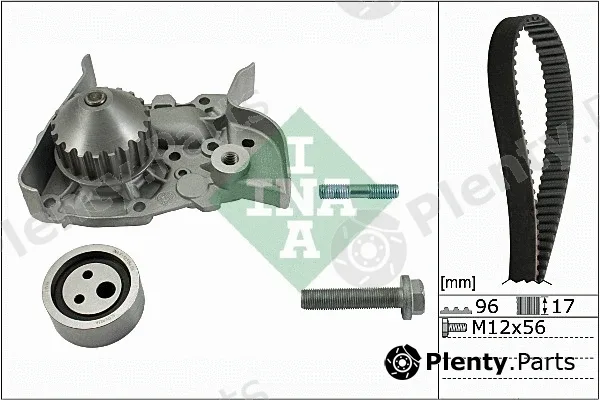 INA 530019130 — Water Pump & Timing Belt Kit