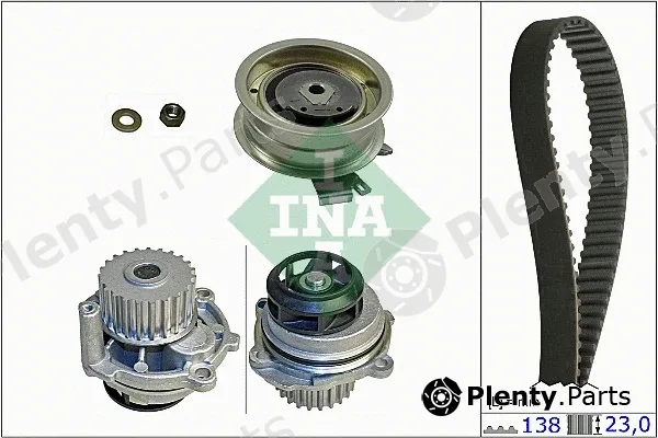 INA 530017131 — Water Pump & Timing Belt Kit