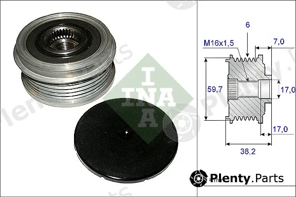 INA 535006410 — Alternator Freewheel Clutch