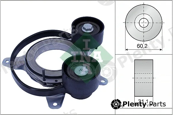 INA 534081410 — Belt Tensioner, V-ribbed belt