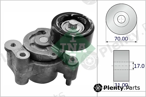 INA 534092210 — Belt Tensioner, V-ribbed belt