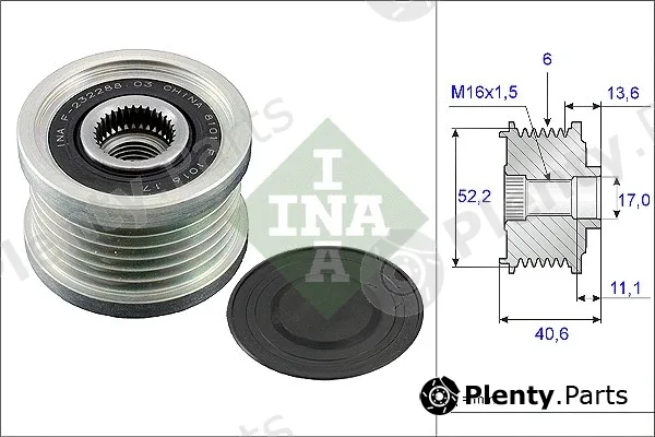 INA 535004410 — Alternator Freewheel Clutch