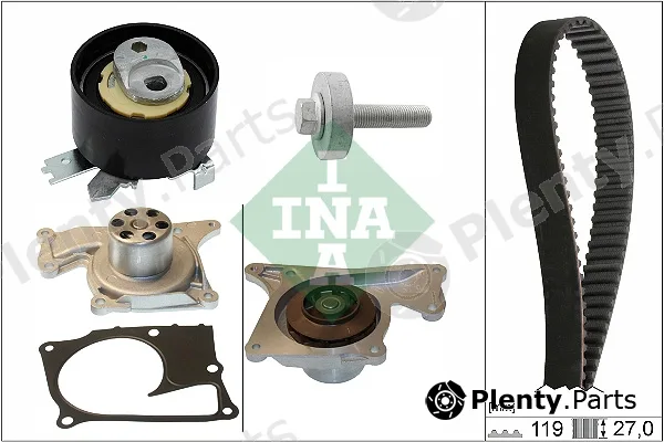 INA 530084330 — Water Pump & Timing Belt Kit
