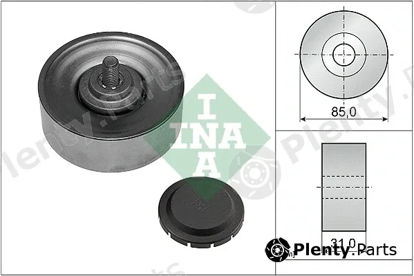 INA 532056910 — Deflection/Guide Pulley, V-ribbed belt