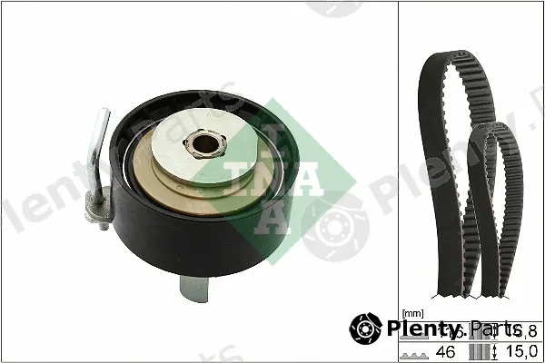 INA 530076310 — Timing Belt Kit