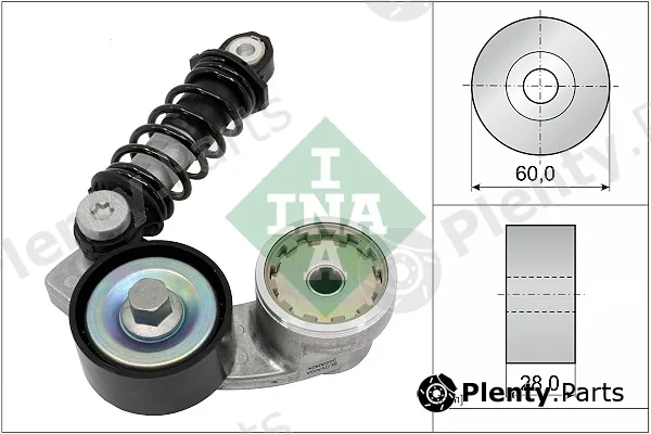 INA 534073710 — Belt Tensioner, V-ribbed belt