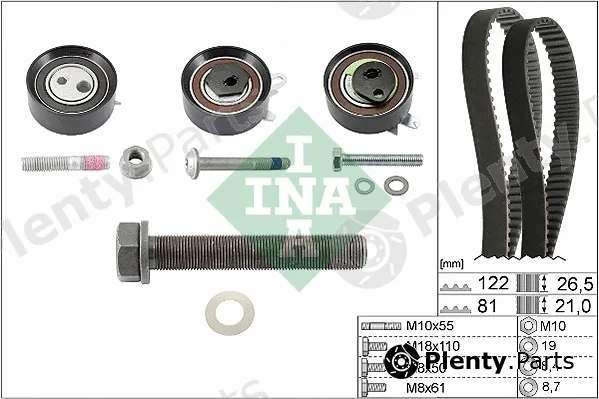INA 530048410 — Timing Belt Kit