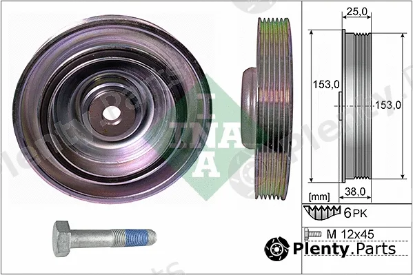 INA 544008720 — Belt Pulley Set, crankshaft