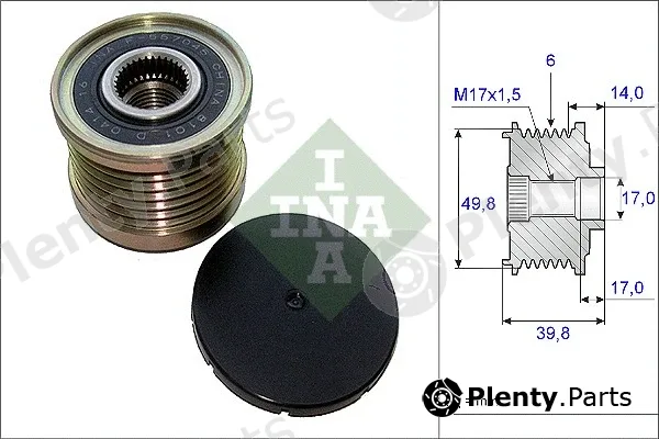 INA 535014610 — Alternator Freewheel Clutch