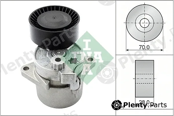 INA 533001710 — Belt Tensioner, V-ribbed belt