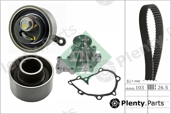 INA 530066430 — Water Pump & Timing Belt Kit
