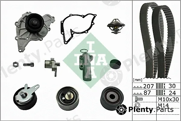 INA 530053930 — Water Pump & Timing Belt Kit