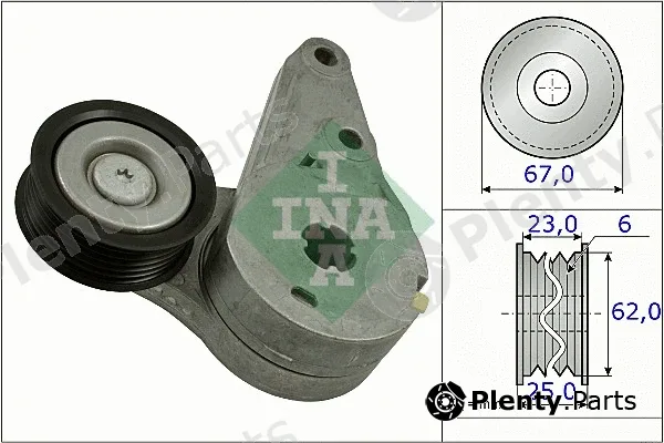 INA 534037310 — Belt Tensioner, V-ribbed belt