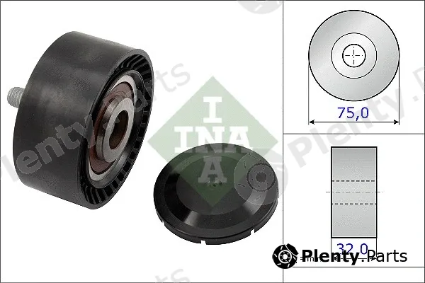INA 532072210 — Deflection/Guide Pulley, V-ribbed belt