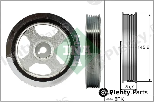INA 544017610 — Belt Pulley, crankshaft