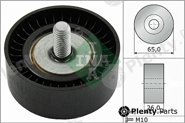 INA 532047910 — Deflection/Guide Pulley, V-ribbed belt