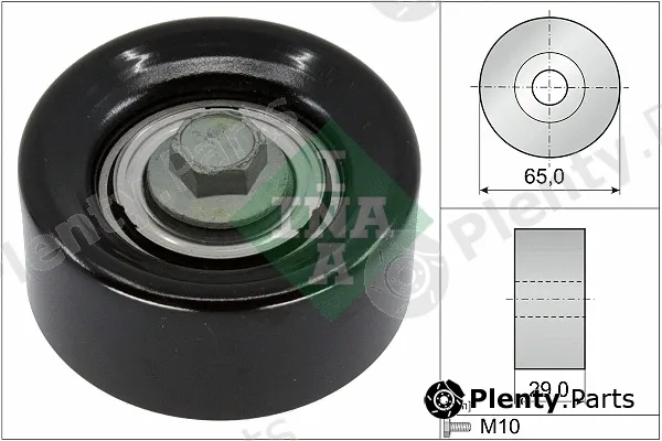 INA 532093610 — Deflection/Guide Pulley, V-ribbed belt