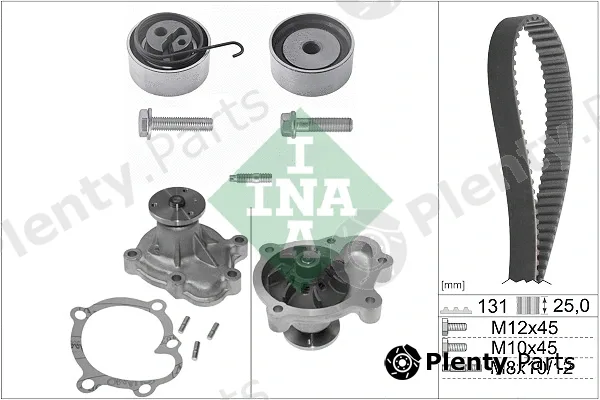 INA 530033830 — Water Pump & Timing Belt Kit